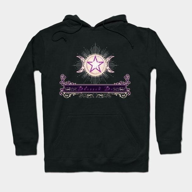 Blessed Be - Purple Edition Hoodie by mythikcreationz